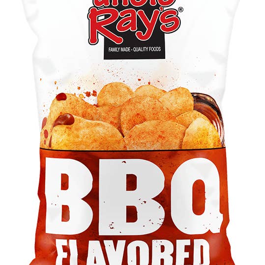 Shop The King - Wholesale Chips - Uncle Ray's BBQ Chips, 2.29 oz (Pack of 12)