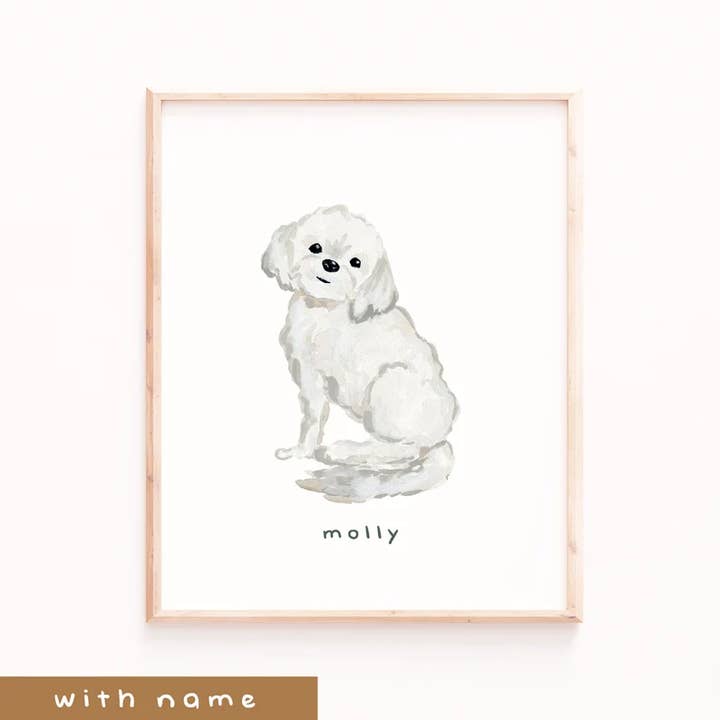 Custom Dog Painting for wholesale by Sabina Fenn