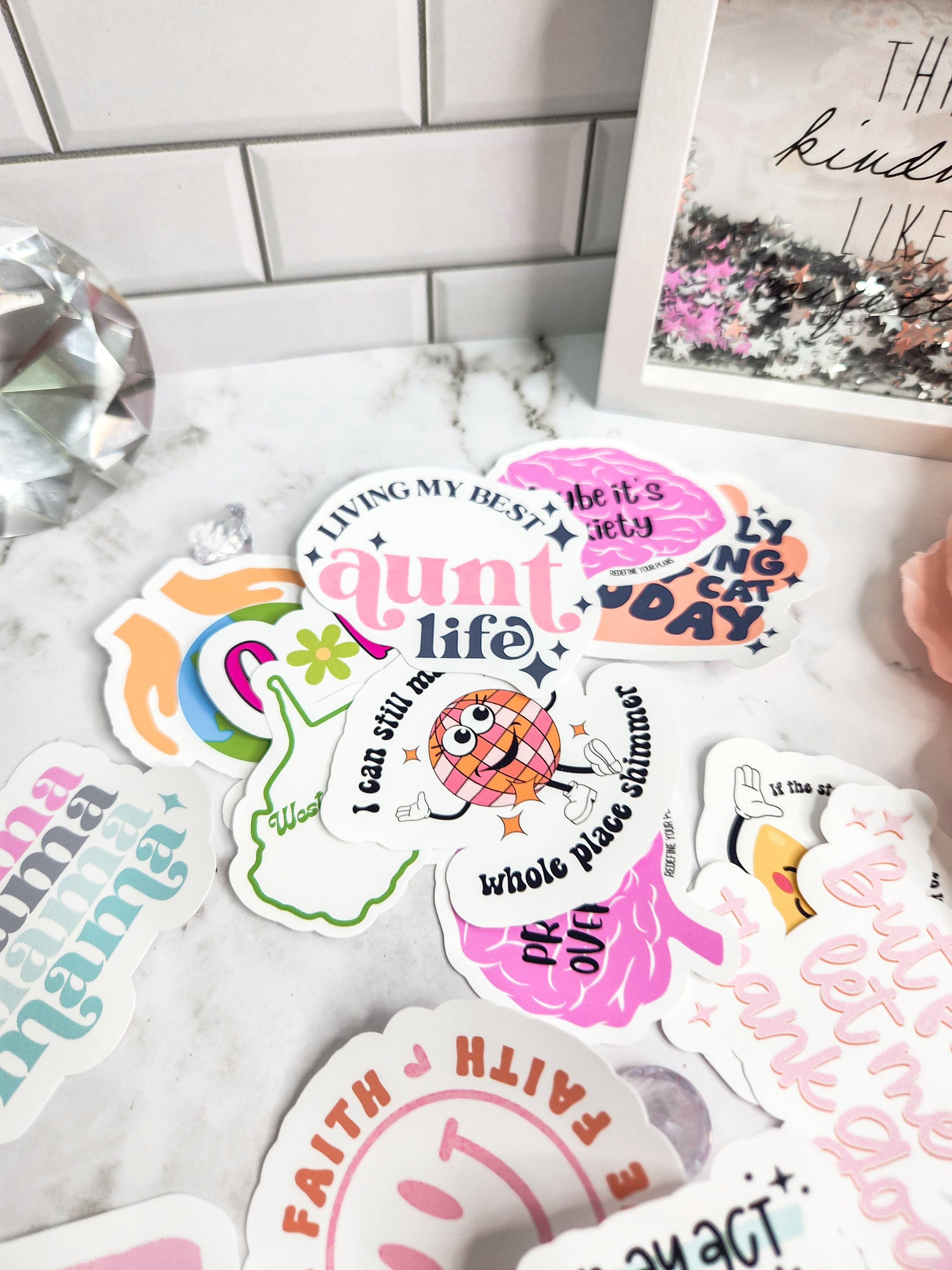 Sparkle and Peony - Wholesale Sticker - Maybe it's anxiety? Sticker3