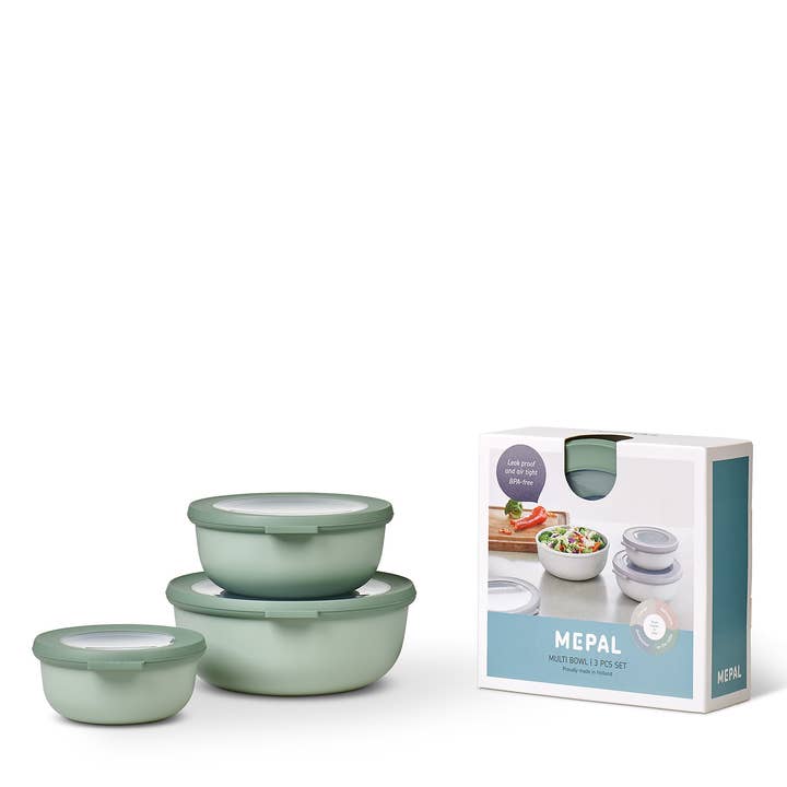 Mepal Cirqula 3/ST Rnd Shlw Nordic-Sage/Jade for wholesale by Port-Style Enterprises Inc.
