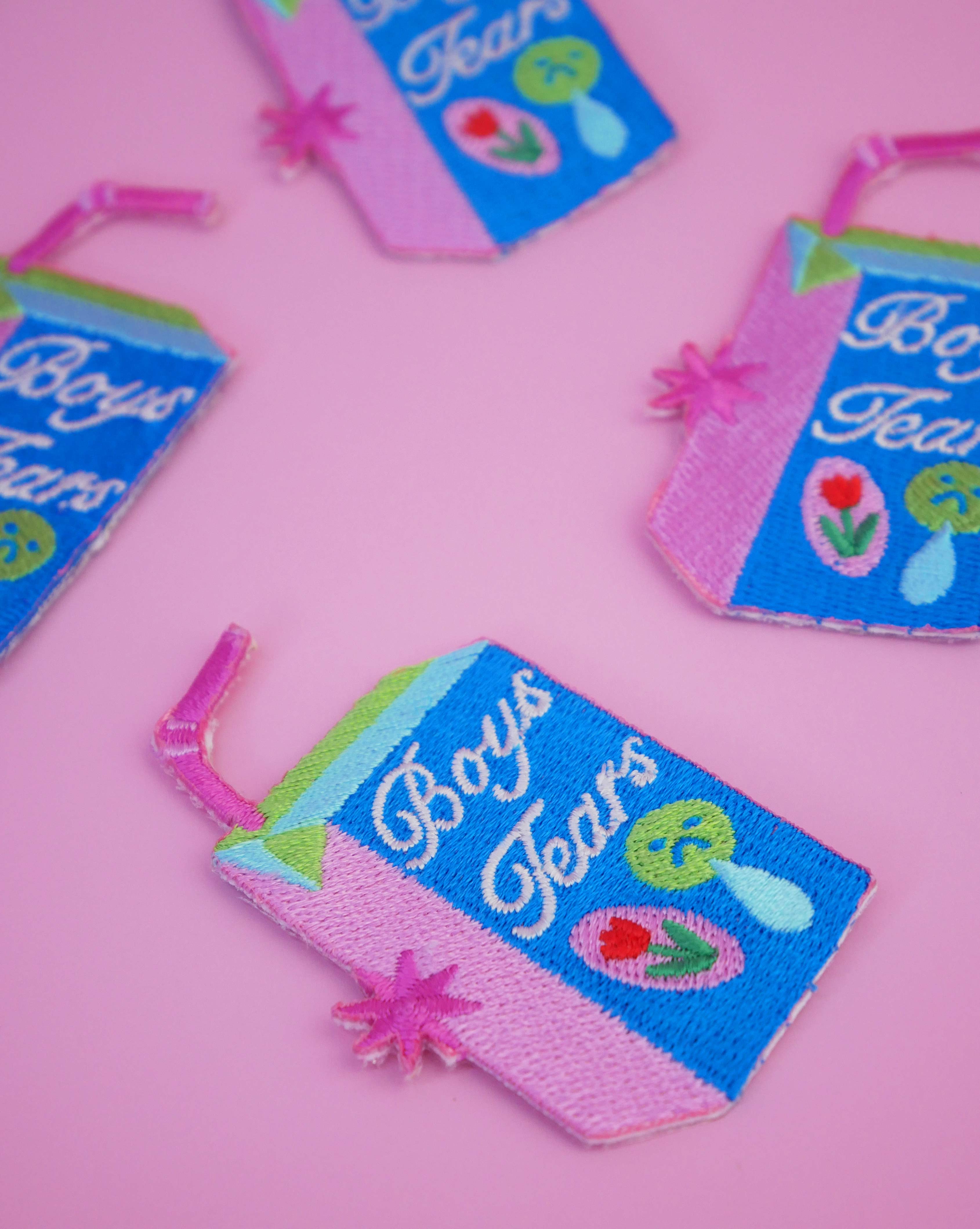 MALICIEUSE - Wholesale Patch - Iron-On Patch Boys Tears - Feminist Gift Idea1