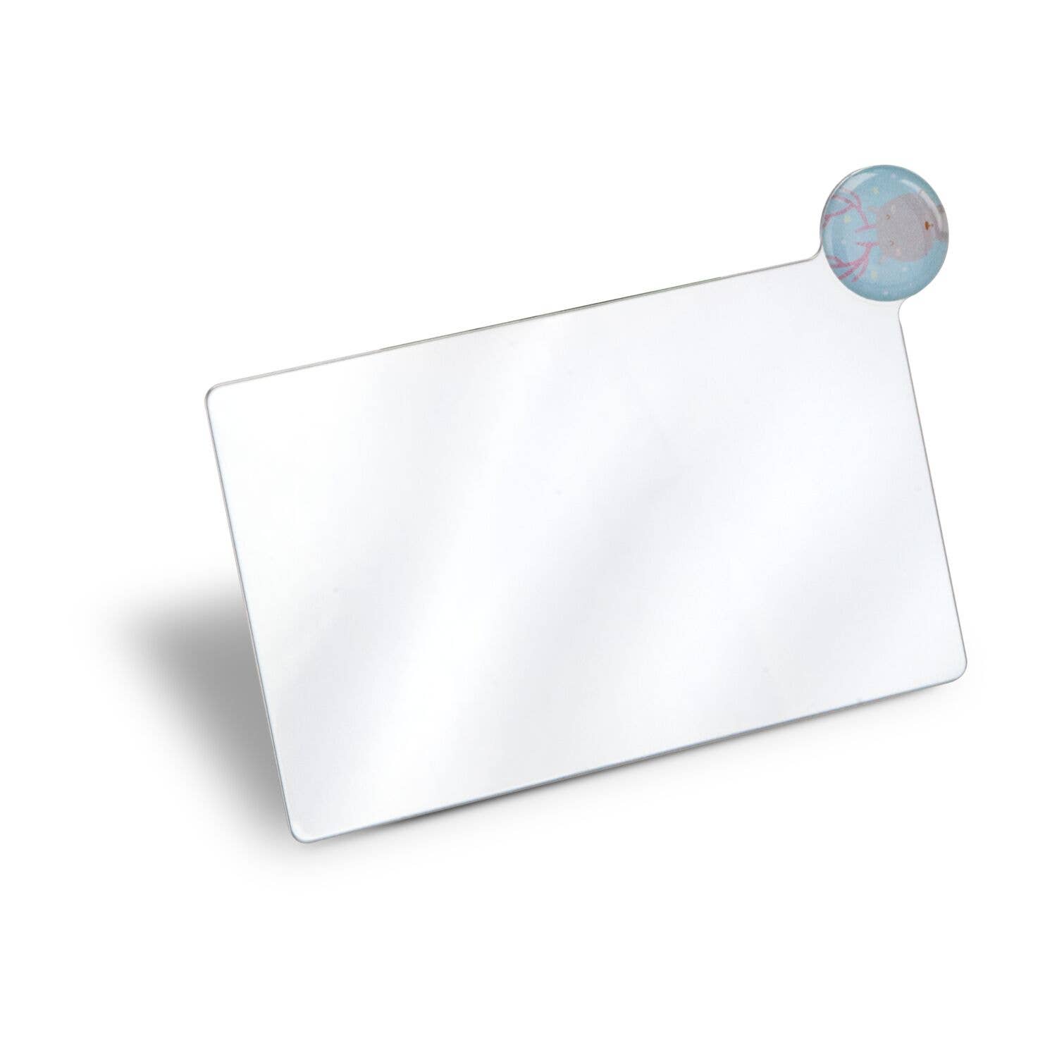 ROEMER WELLNESS - Wholesale Compact Mirror - Stainless steel pocket mirror, in case (rose)11