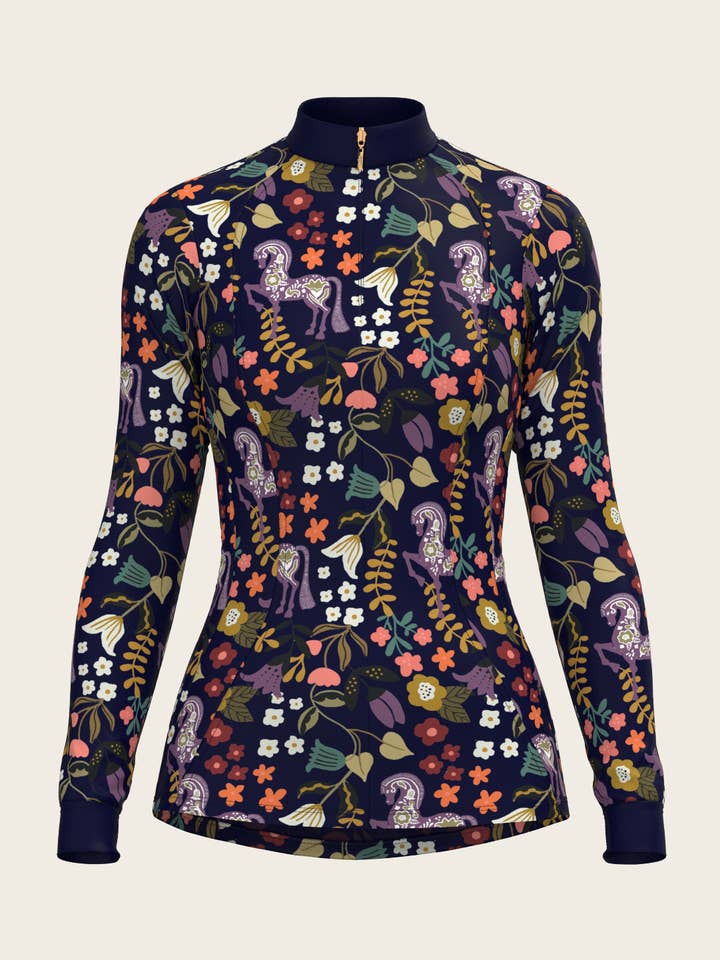 Camisa Espoir Flower Power Sun QZ3046 por atacado de Espoir Equestrian