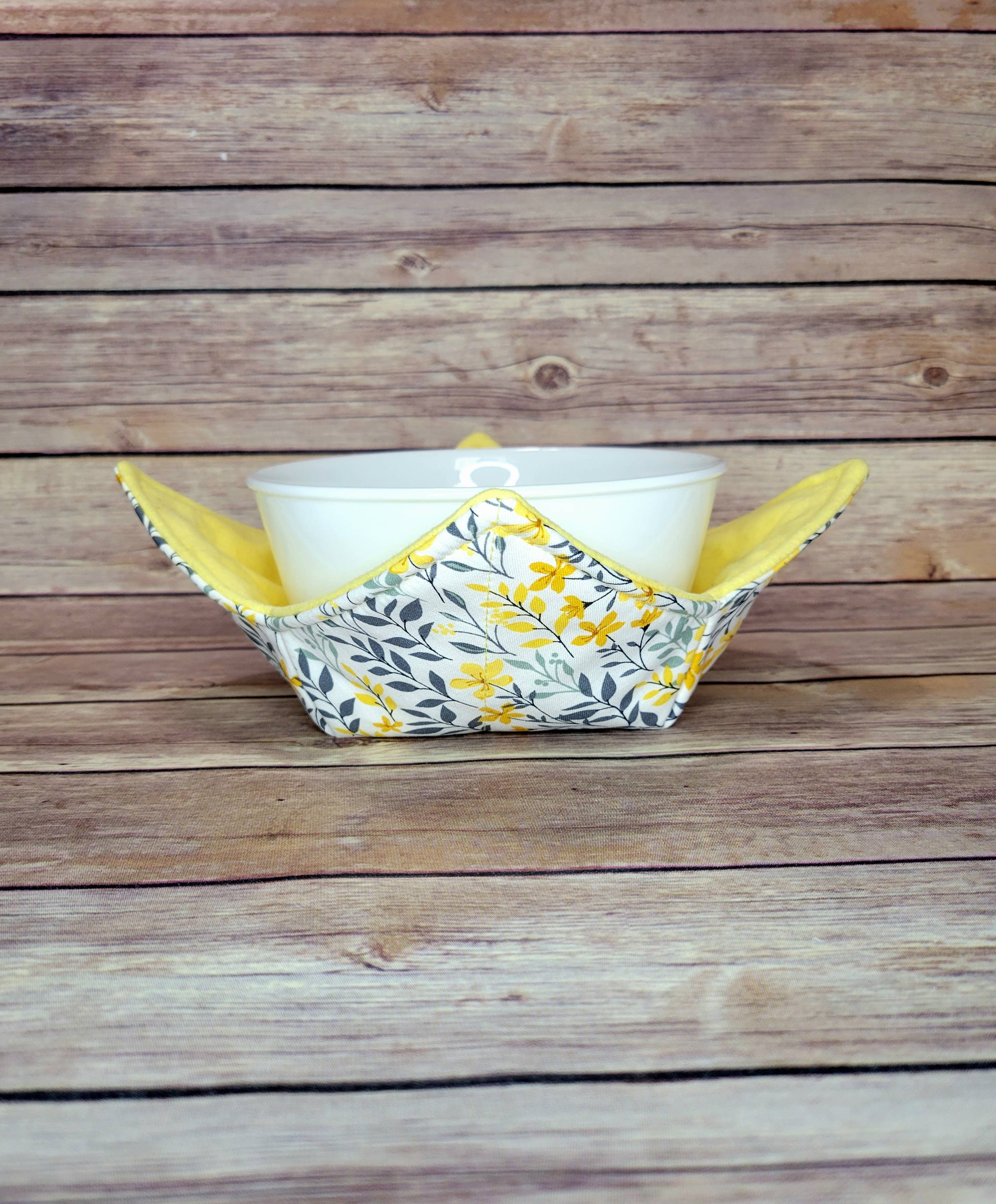 Burpie Bibs Boutique - Wholesale Oven Mitt/Pot Holder - Spring Bowl Cozy | Floral Hot Pad | Flower Flowers Bee Bees15