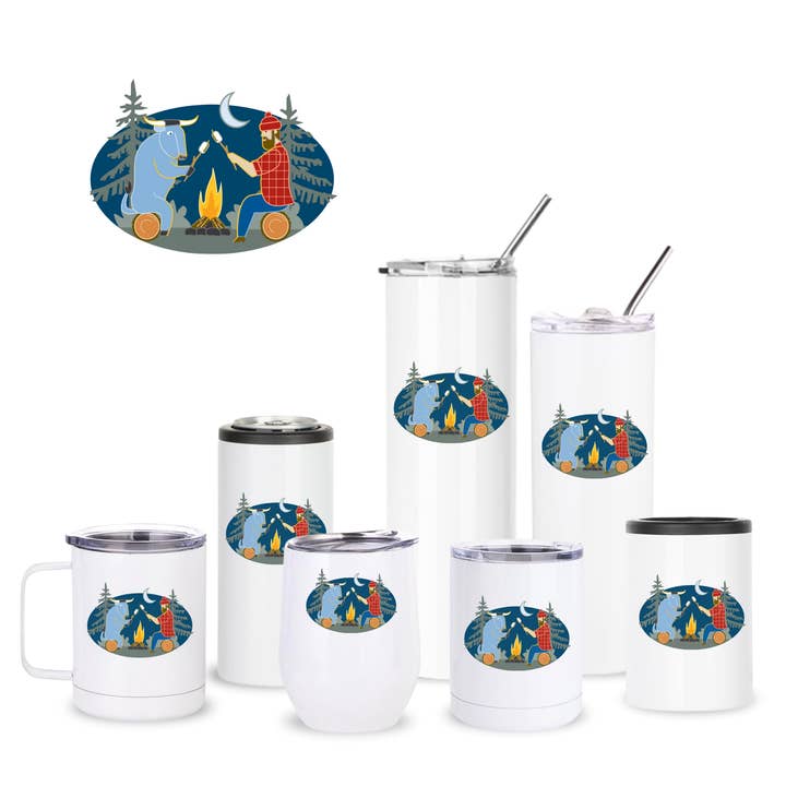 Campfire Paul Bunyan + Babe Vaisselle Isotherme pour la vente par Creative Compass