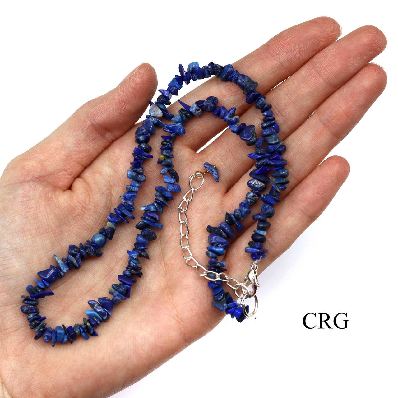 Crystal River Gems LLC - Wholesale Jewelry Set - SET OF 4 - Lapis Lazuli / 16" Chip Choker Necklace2