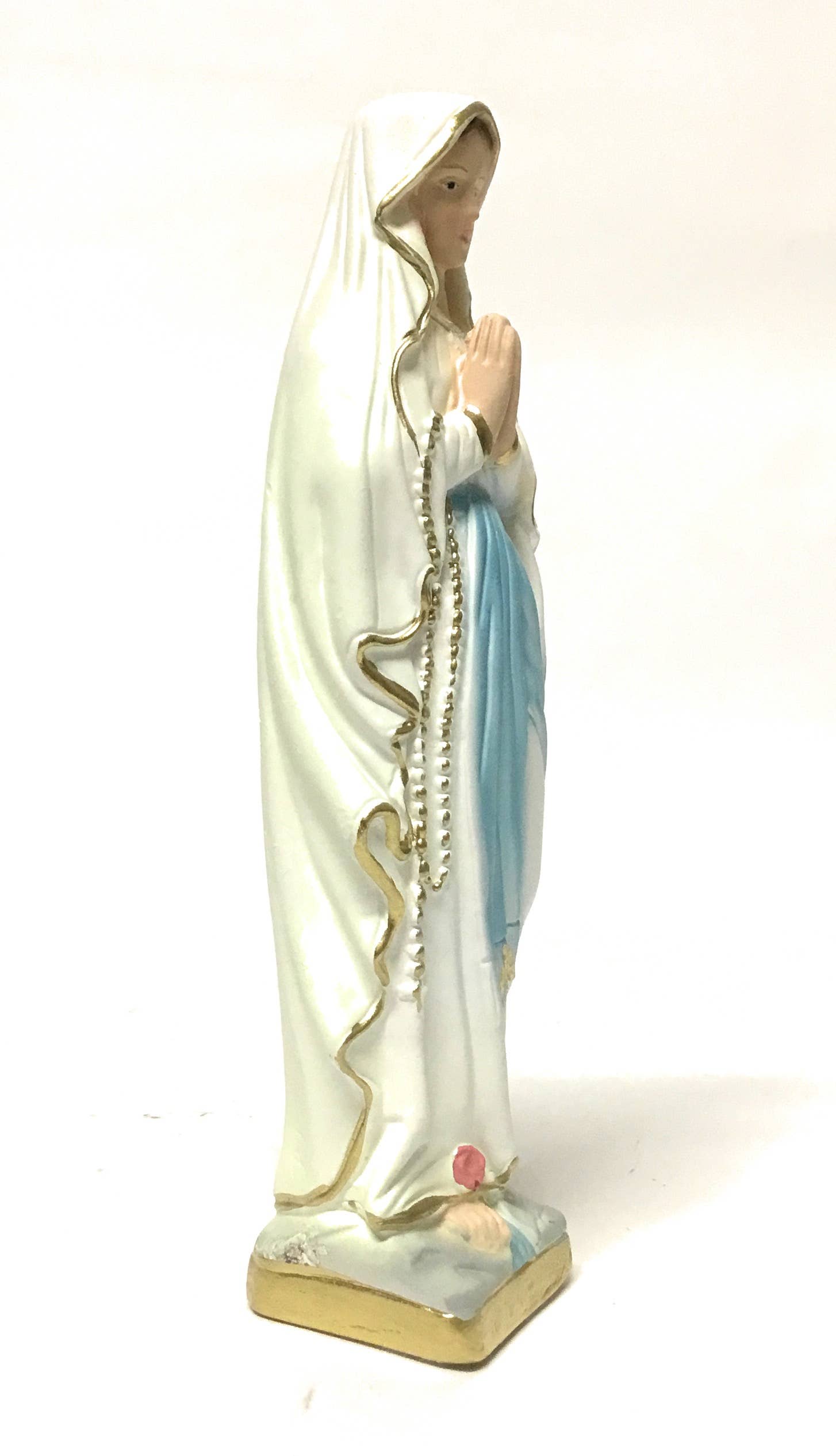 Costa Articoli Religiosi - Wholesale Decorative Figurine - Statue of Our Lady of Lourdes cm. 20 in phosphorescent plaster2