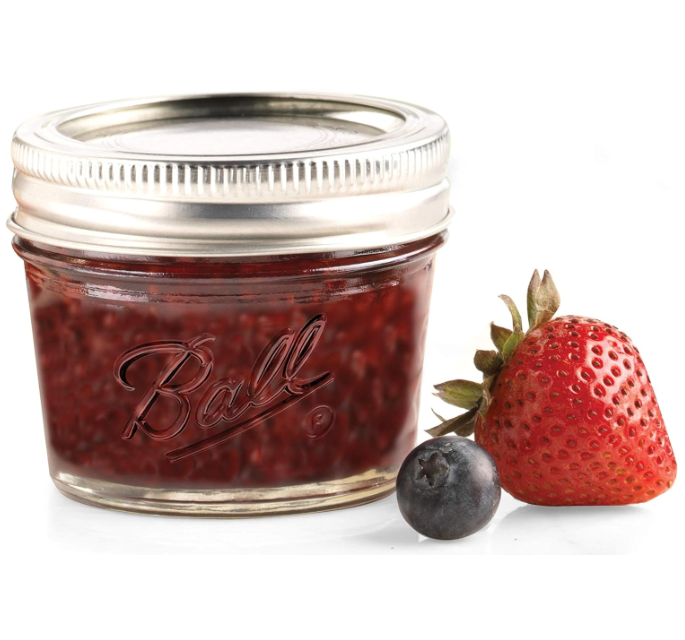 Innovarix - Wholesale Food Storage Container - Ball Glass Mason Jar with Airtight Lid - 4 Oz.3