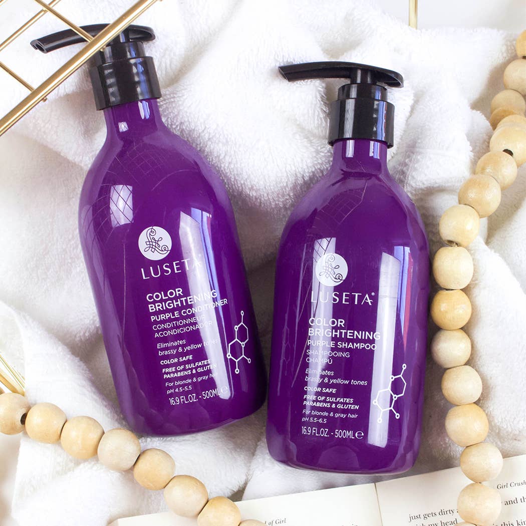 Luseta Beauty - Wholesale Hair Conditioner - Color Brightening Purple Conditioner - 16.9oz1