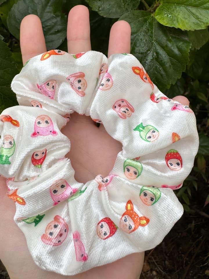 Sonny Angel scrunchie for wholesale by Threads By Tie