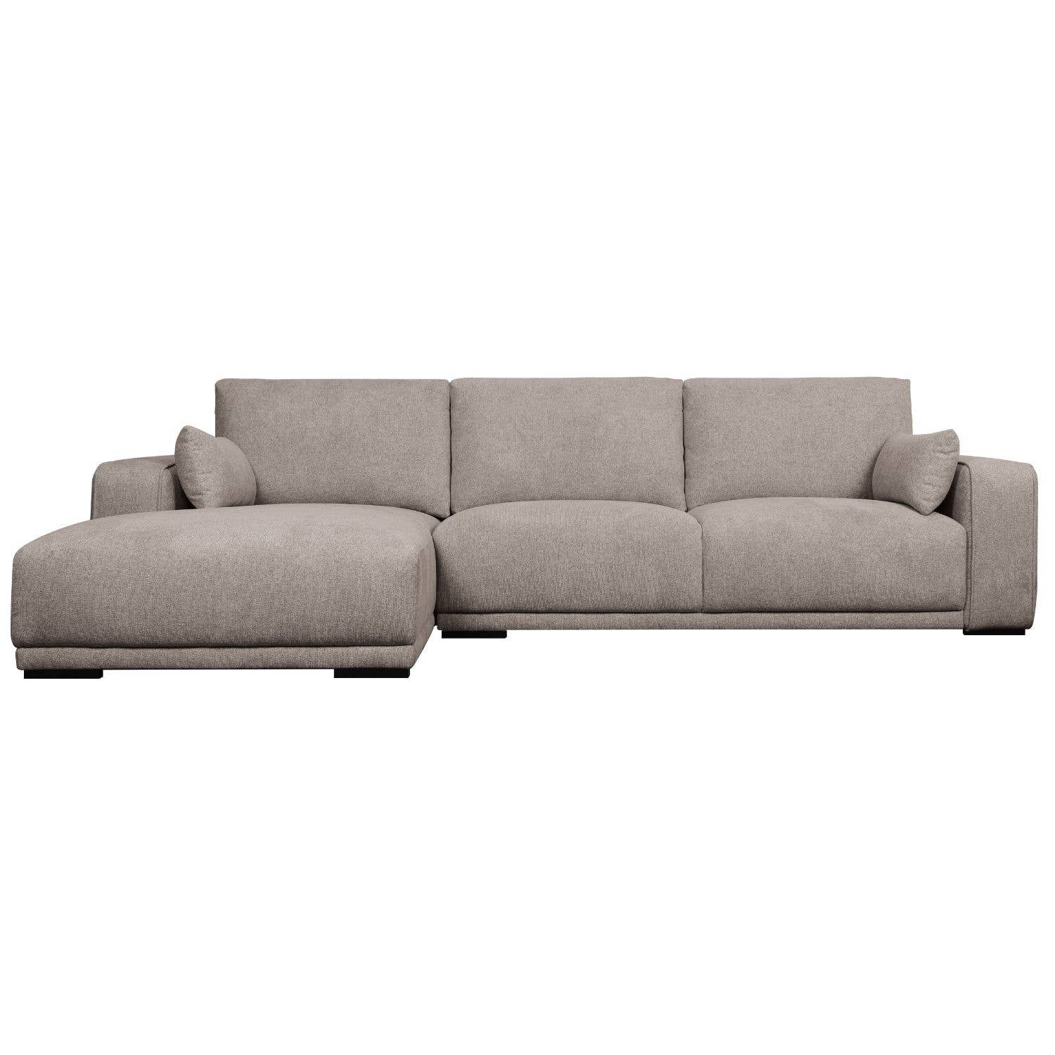 Furnhouse – Großhandel Sofas – L-Form Sofa California links, cremefarbener Stoff0