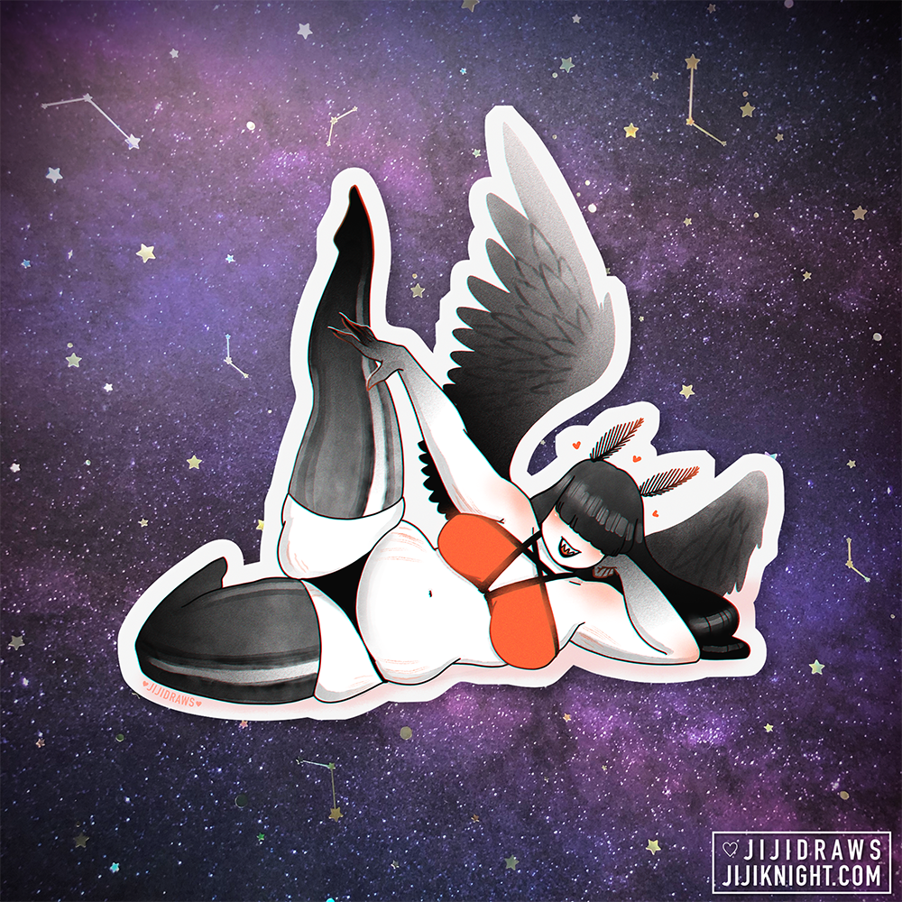 JIJI KNIGHT ILLUSTRATIONS - Wholesale Sticker - Sticker // Mothma'am Leggy1