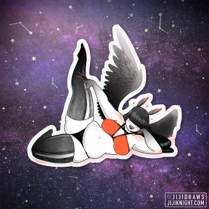 JIJI KNIGHT ILLUSTRATIONS - Wholesale Sticker - Sticker // Mothma'am Leggy1