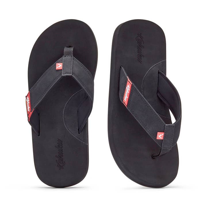Slaps Men's Flip-Flops - Black for wholesale by Kahuku UK