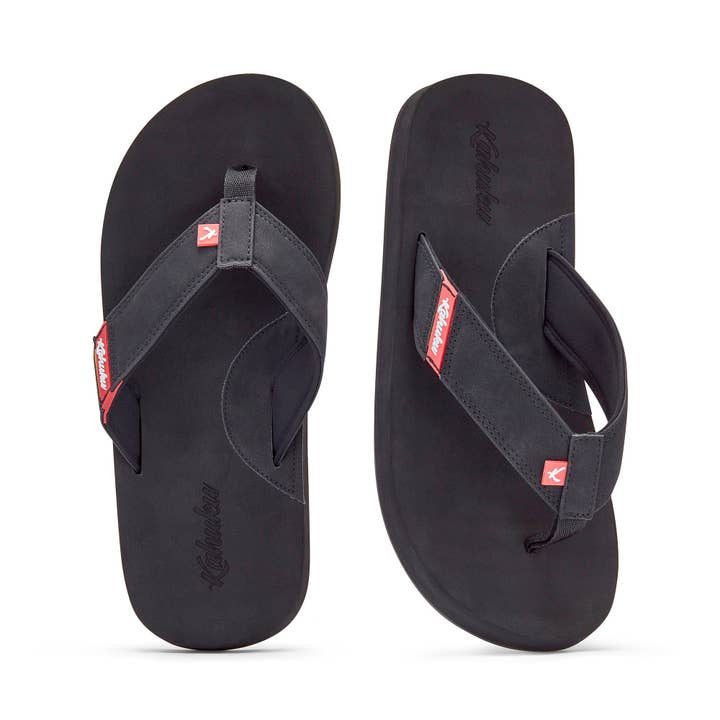 Slaps Flip-Flops für Herren, Schwarz für den Großhandel von Kahuku UK