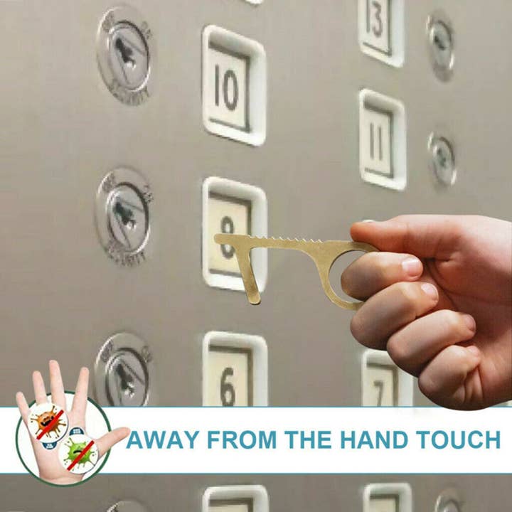 My Wholesale Warehouse – wholesale Keychain – Unisex – Generise Zero Contact Door Opener3