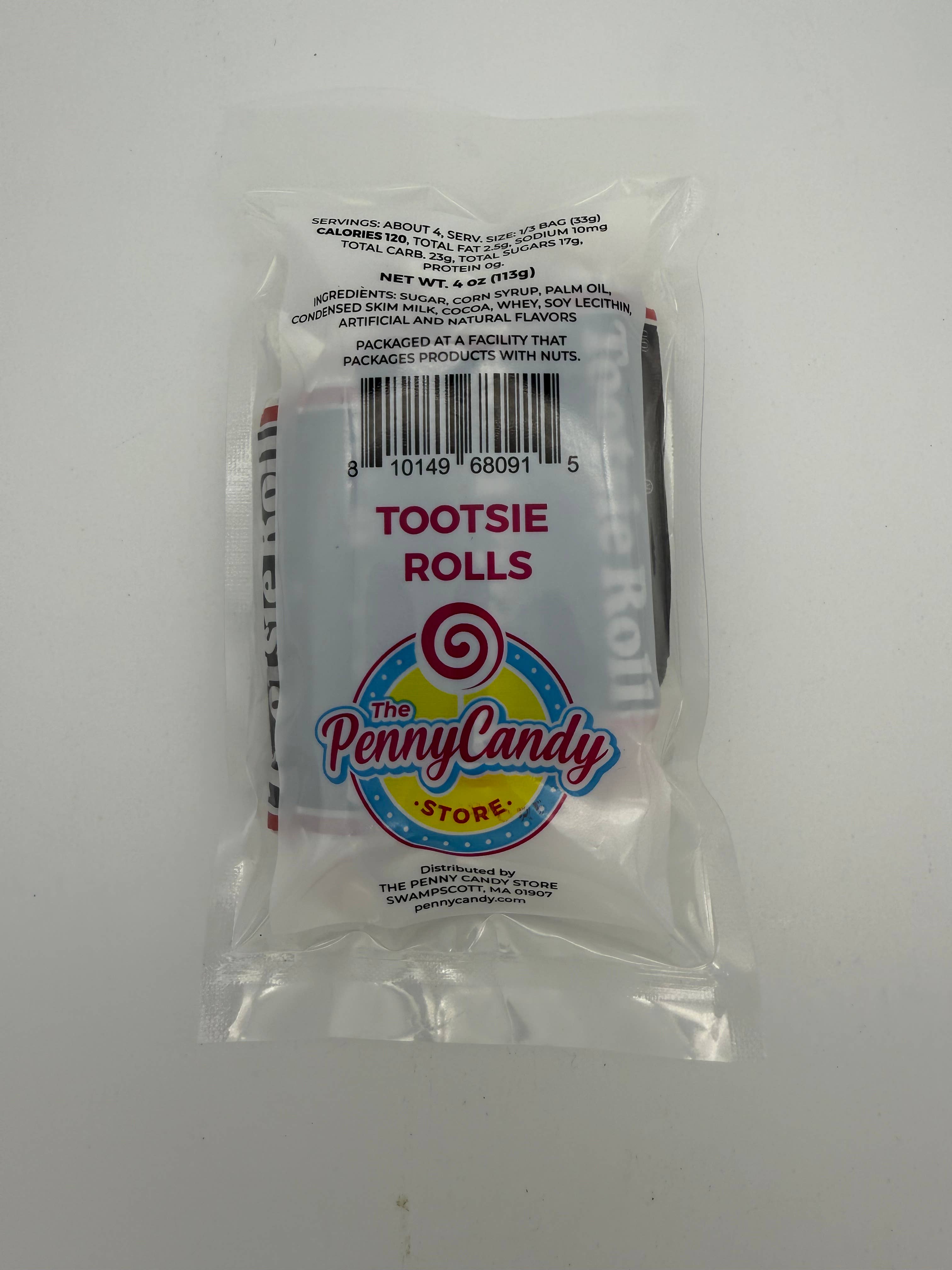 The Penny Candy Store - Vente Friandises enrobées de chocolat - Chocolat Tootsie Roll taille 3"1