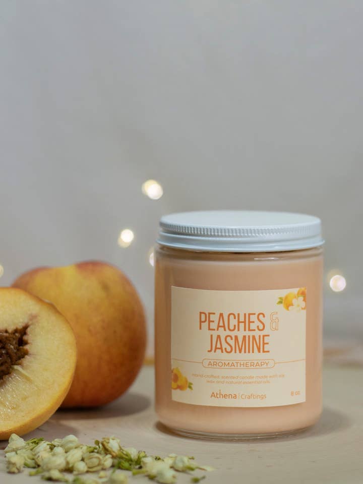 Pêches et jasmin pour la vente par Athena Craftings