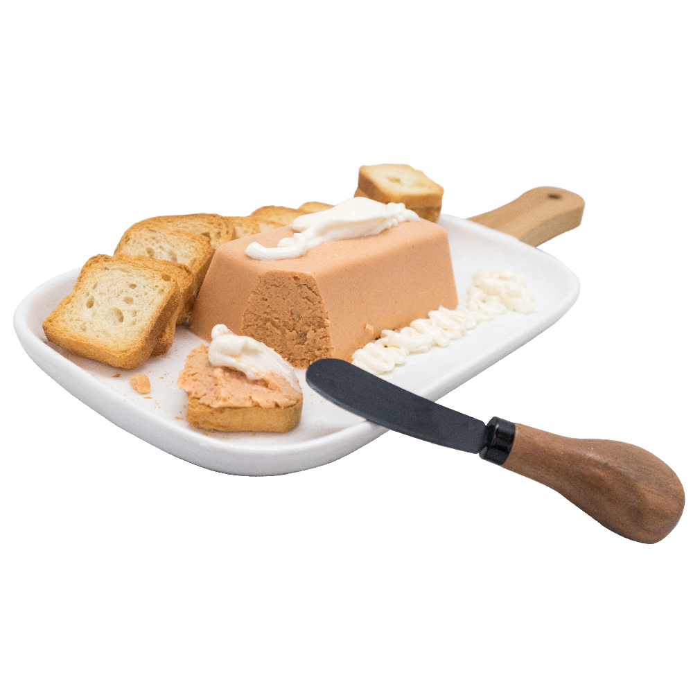 Vin Bouquet (Find It Import & Export Sl) - Wholesale Kitchen/Utility Knife - Set of 4 spreading knives Black + Wood Wood1