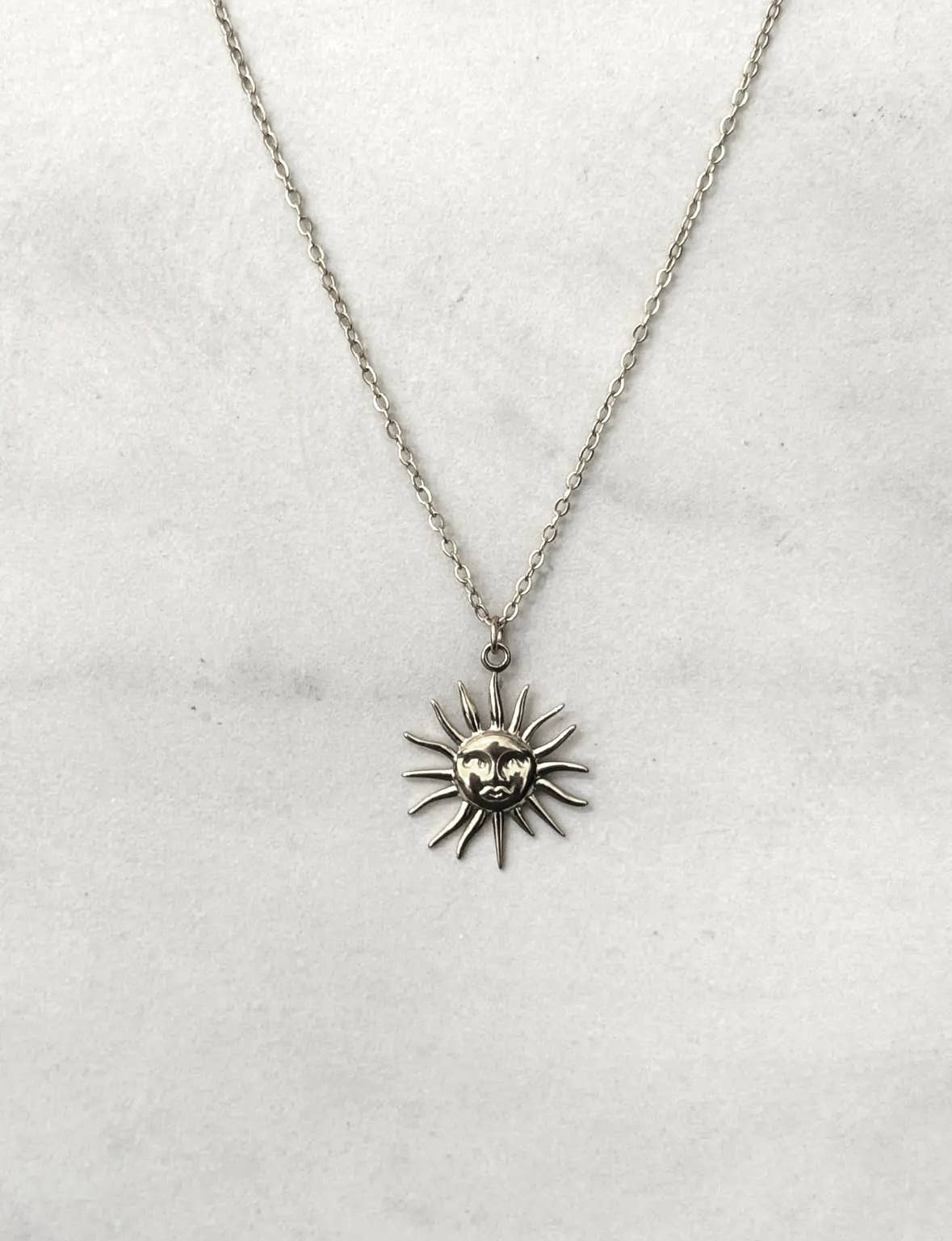 Cassette Barcelona - Wholesale Pendant/Charm Necklace - Stainless Steel Sun Necklace 1