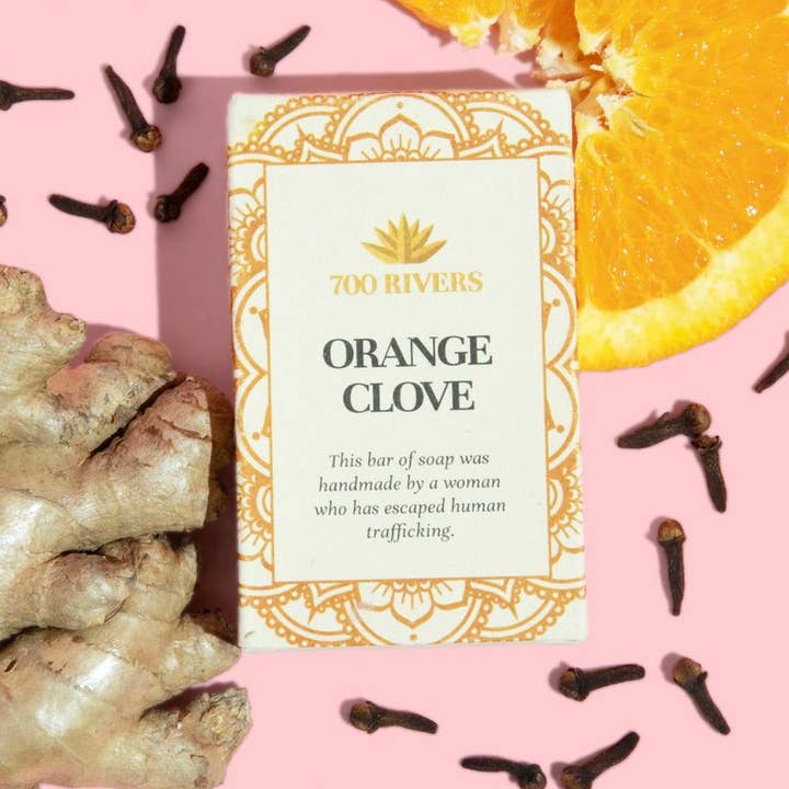 700 Rivers - Wholesale Bar Soap - Orange Clove Soap Bar | Holiday Gift | Stocking Stuffer0