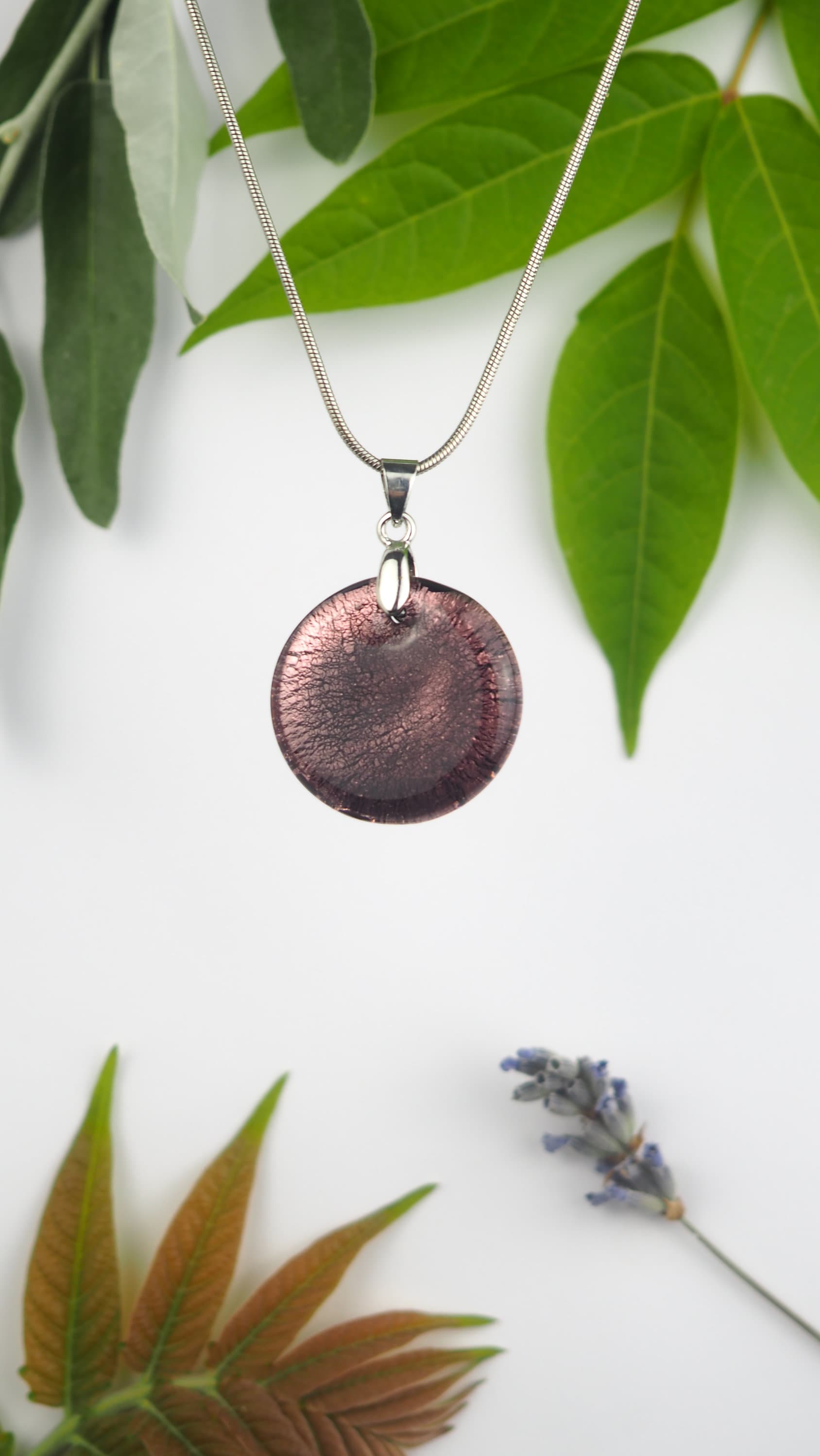 Drusilya Glass Art - Wholesale Pendant/Charm Necklace - Antares Necklace Handmade Murano Glass Jewelry Lampworking4