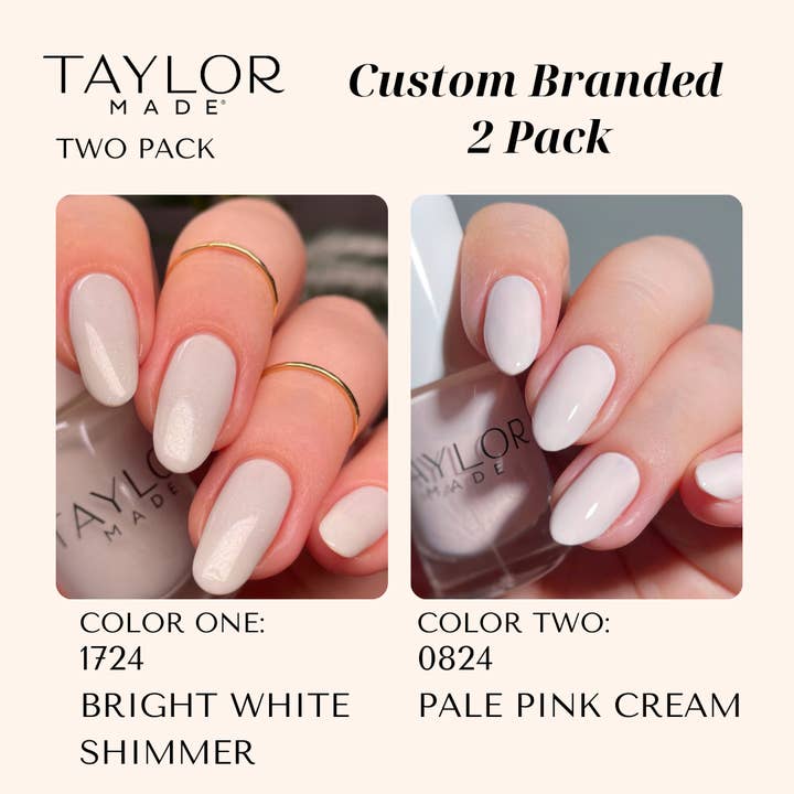 Taylor Made Polish - Vendita all'ingrosso Smalto per unghie - Smalto per unghie personalizzato: confezione da 2 a lunga tenuta + vegano + non tossico195