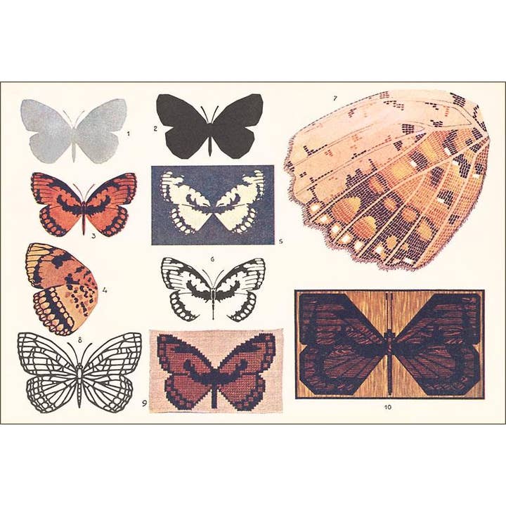 Postal IS-89 Asas de Borboleta por atacado de Found Image Press