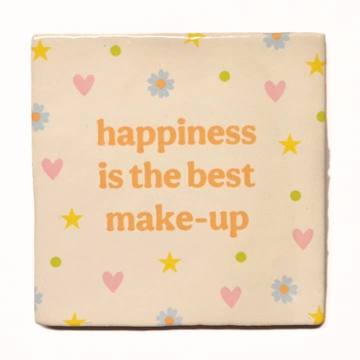 La felicidad es el mejor maquillaje - azulejo de cerámica para venta al por mayor de Artige BV