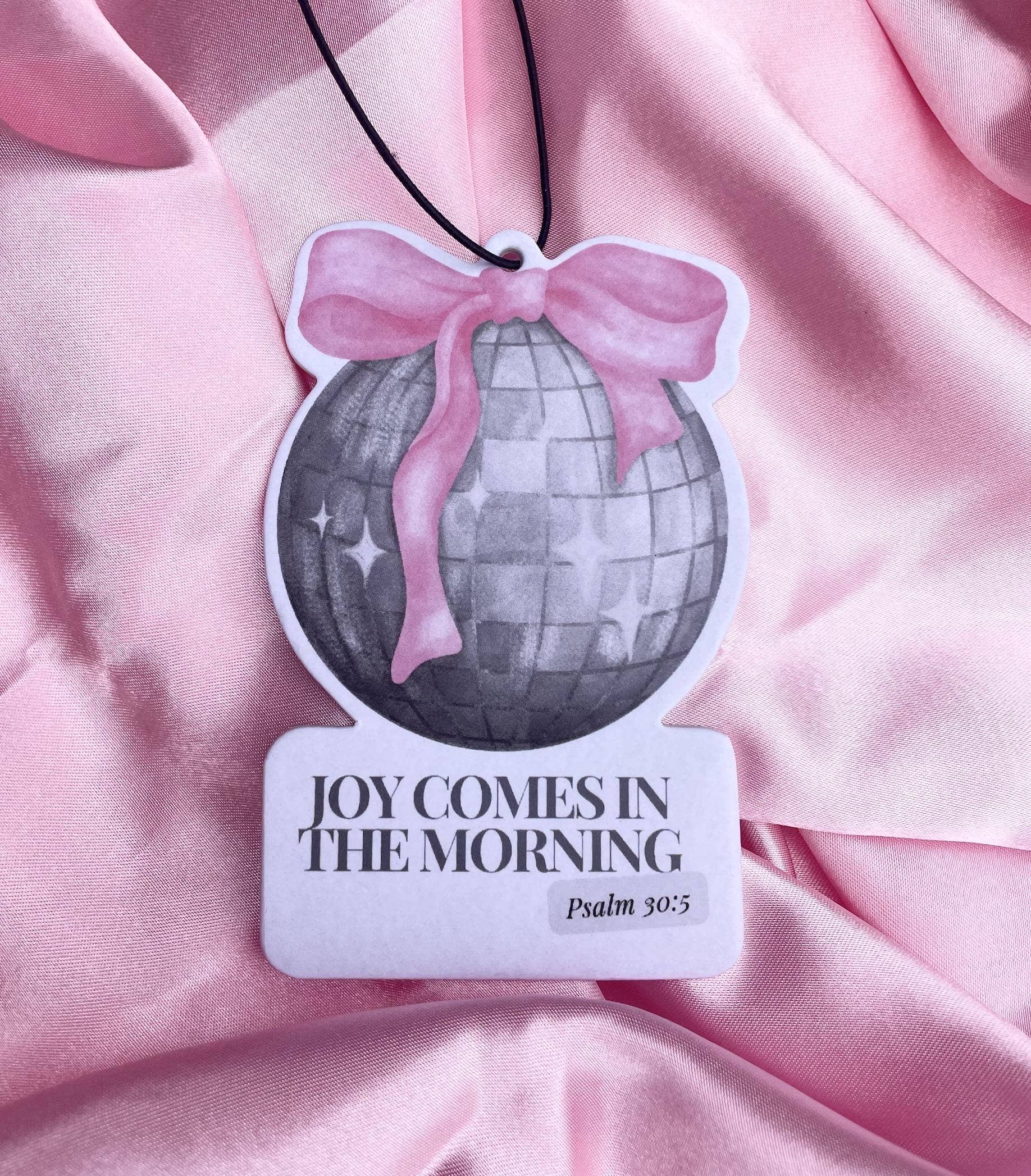 Sunday Grace Studio - Wholesale Car Freshener - Women's - Joy Comes in the Morning Disco Ball Air Freshener Honeydew2