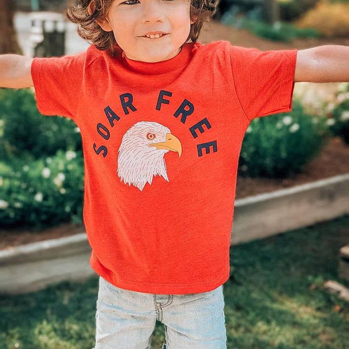 Soar Free Kids Tee - 4th of July for wholesale by Rivet Apparel Co.