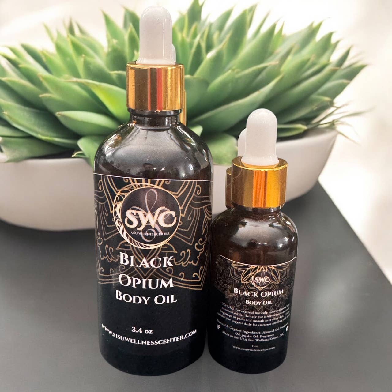 SWC Sisu Wellness Center - Wholesale Bath/Body Oil - Black Opium Body Oil9