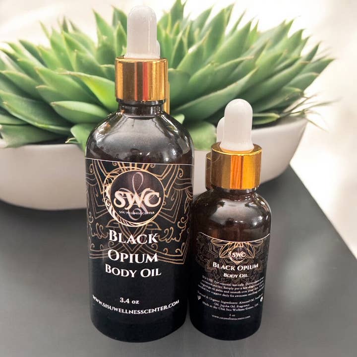 SWC Sisu Wellness Center - Wholesale Bath/Body Oil - Black Opium Body Oil9