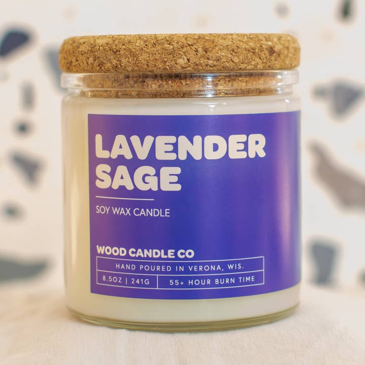 Lavender Sage for wholesale by Wood Candle Co