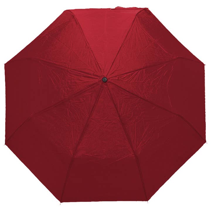 SURTIDO Paraguas compacto manual sólido de 8 paneles y 3 pliegues de venta al por mayor en Faire5