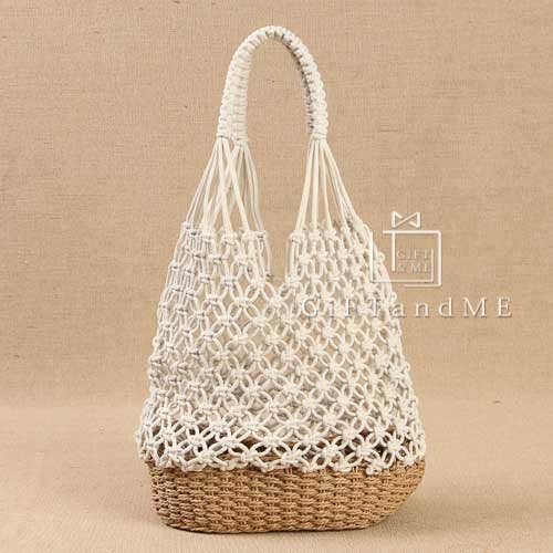 GIFT & ME – wholesale Beach bag – Rope basket tote3