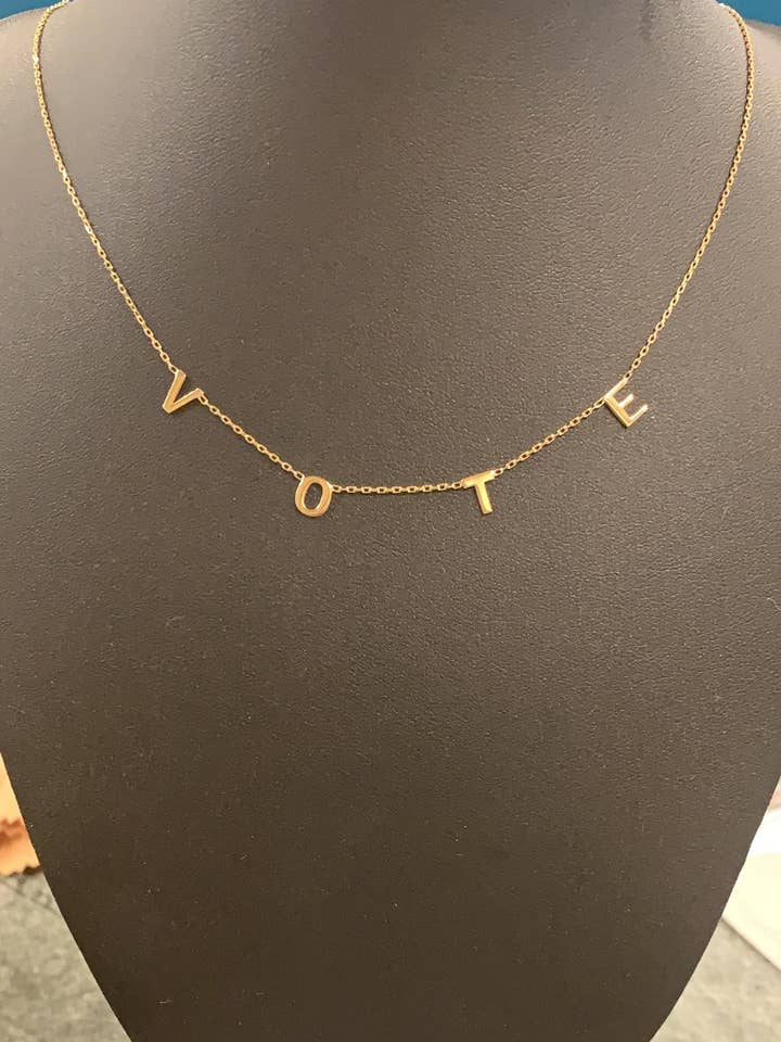 VOTE Necklace for wholesale by BelkyMood