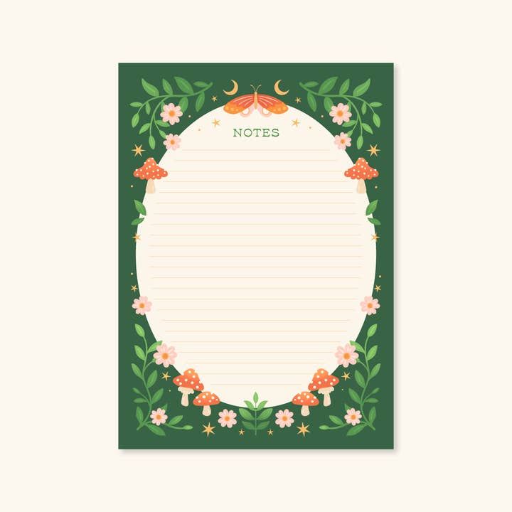 Forest Realm Notepad – Literature Stationery Gifts for wholesale by Hopscotch Paper Co.