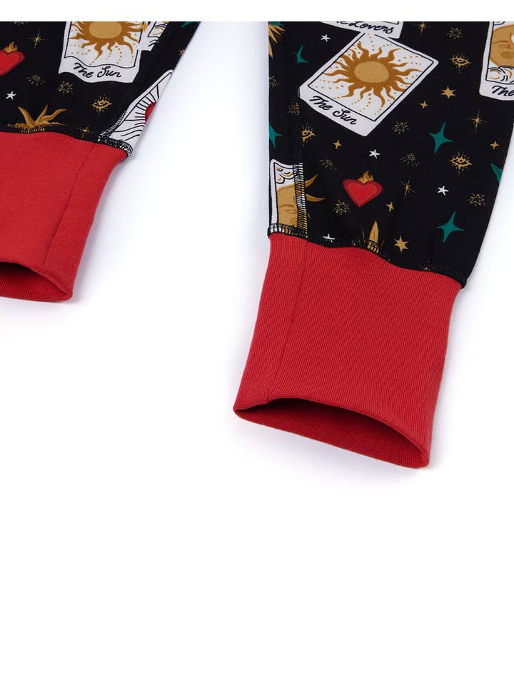 Chelsea Peers - Wholesale Sleepwear set – Kids - Kids Tarot Card Print Long Pyjama Set2