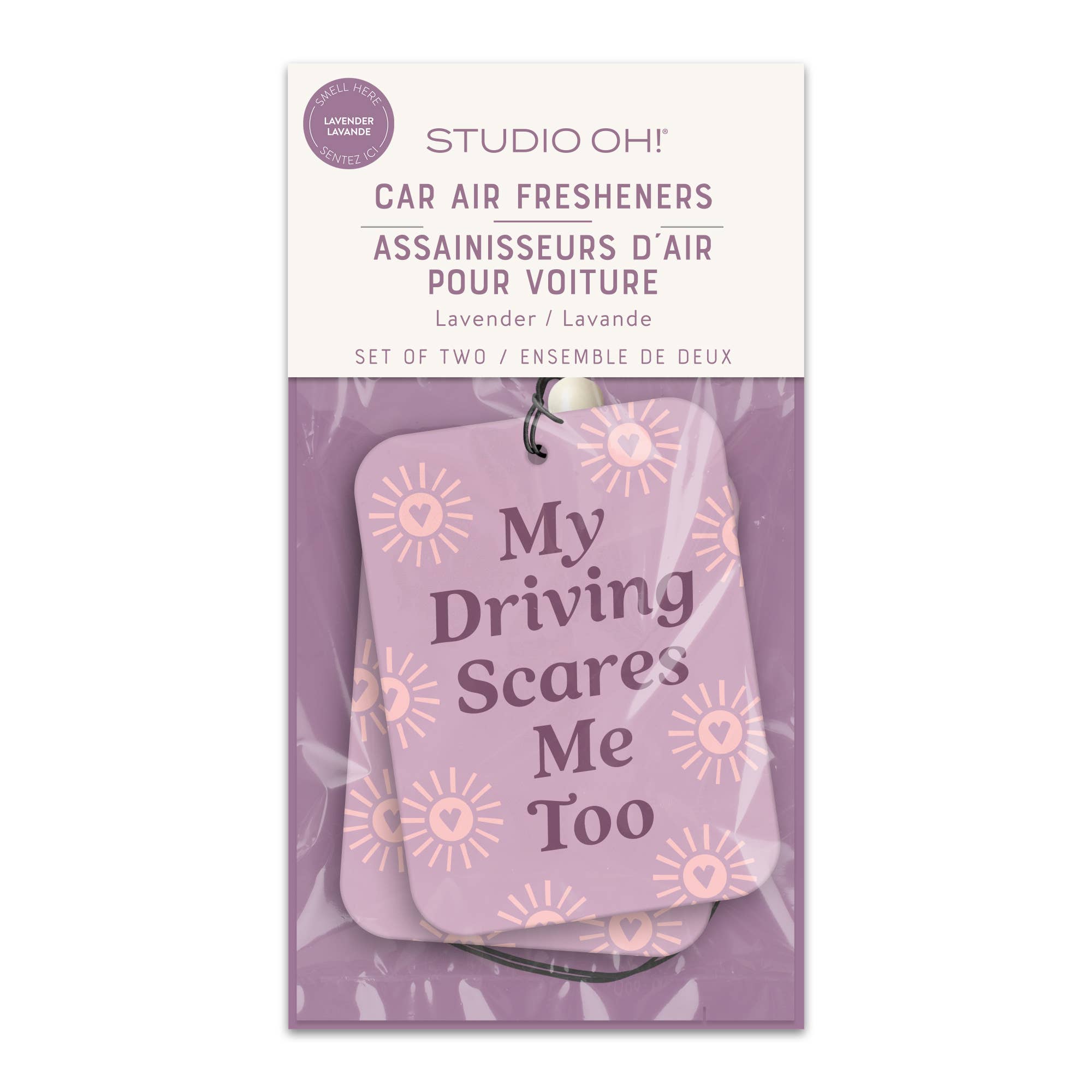 Studio Oh! - Wholesale Car Freshener - Women's - My Driving Scares Me Too Car Air Freshener1