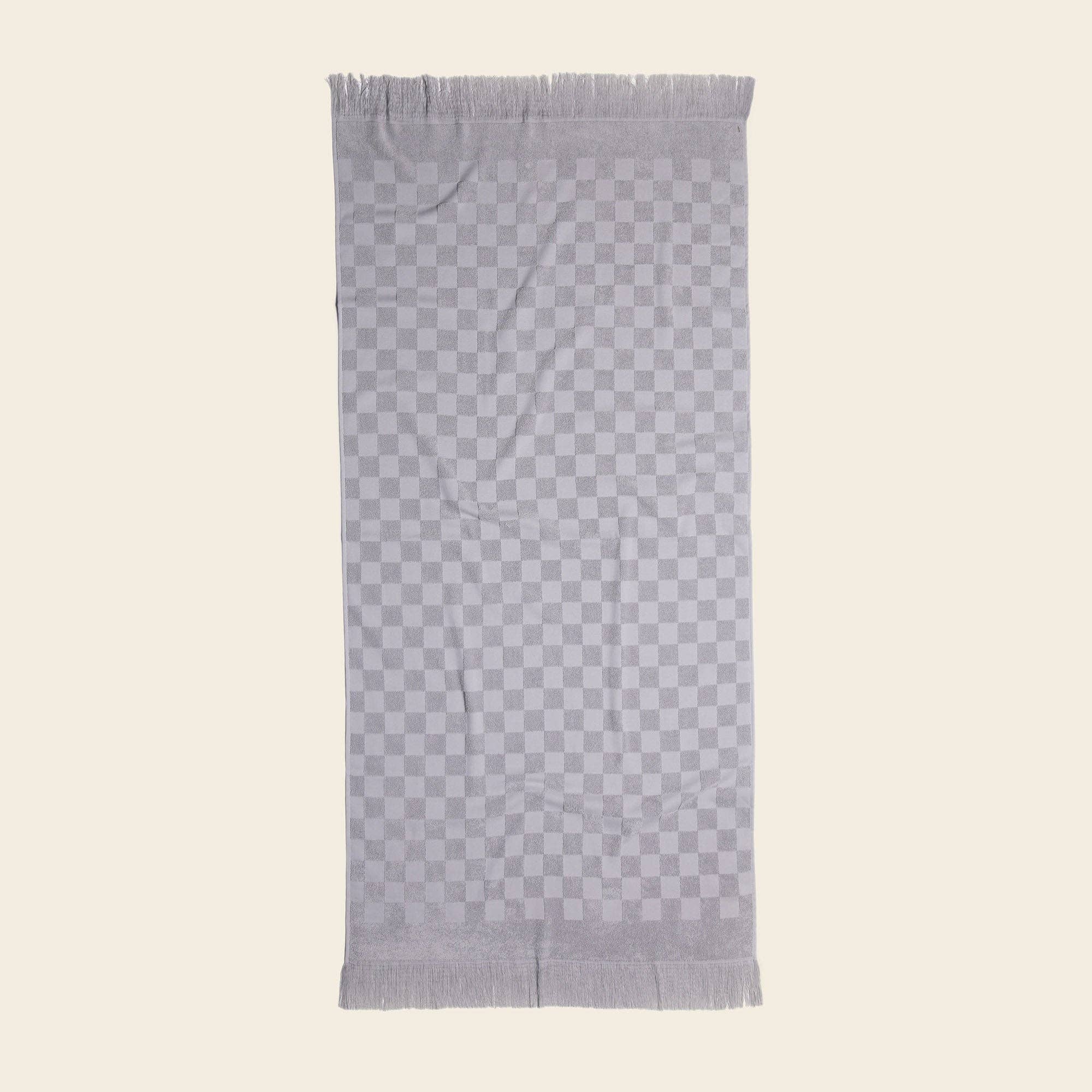 Happy Place Brand - Wholesale Bath Towel - Organic Checkered Bath Towel24