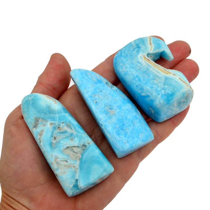 Kaia & Crystals - Wholesale Spiritual Stone/Crystal - Blue Aragonite Free Form Stone (50g - 700g)