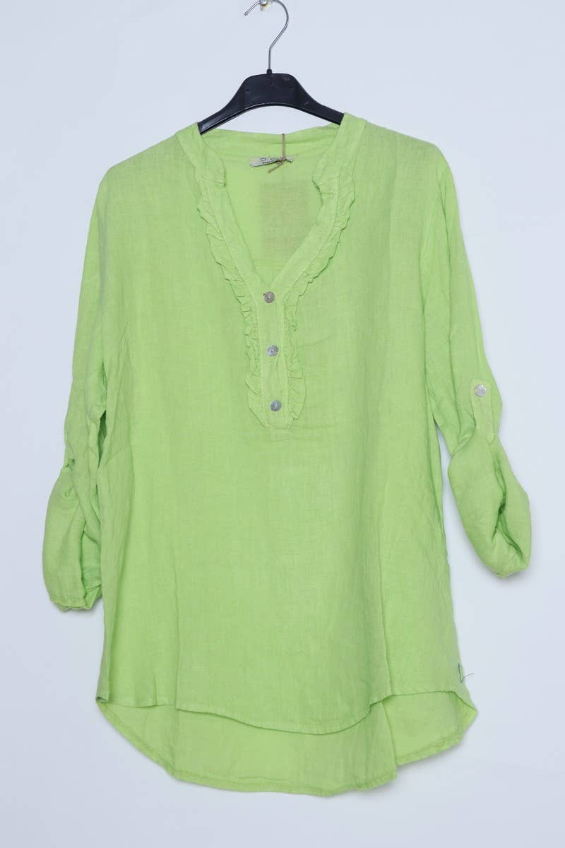 LÉA & LUC – wholesale Blus - Dam – Blus i 100 % linne REF. 66491