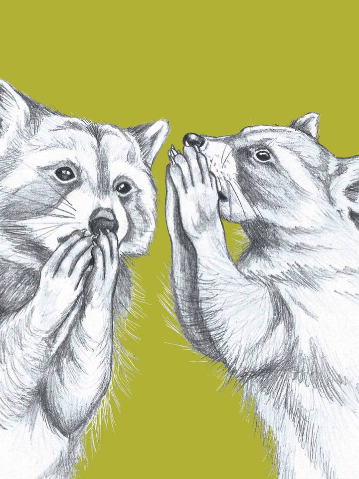 Raccon Gossip for wholesale by I AM NIEN