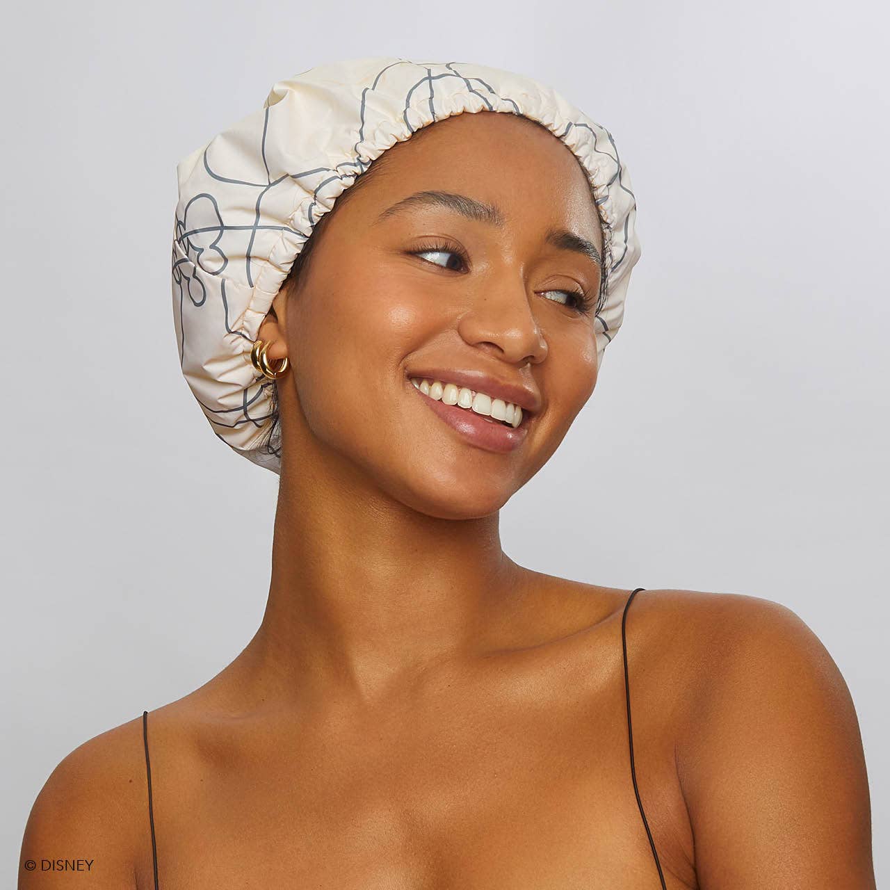 KITSCH - Wholesale Showercap - Mickey & Minnie x Kitsch Satin Lined Flexi Shower Cap 1