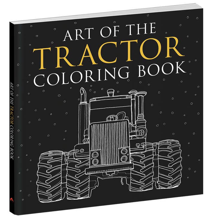 Art of the Tractor Coloring Book for wholesale by Octane Press