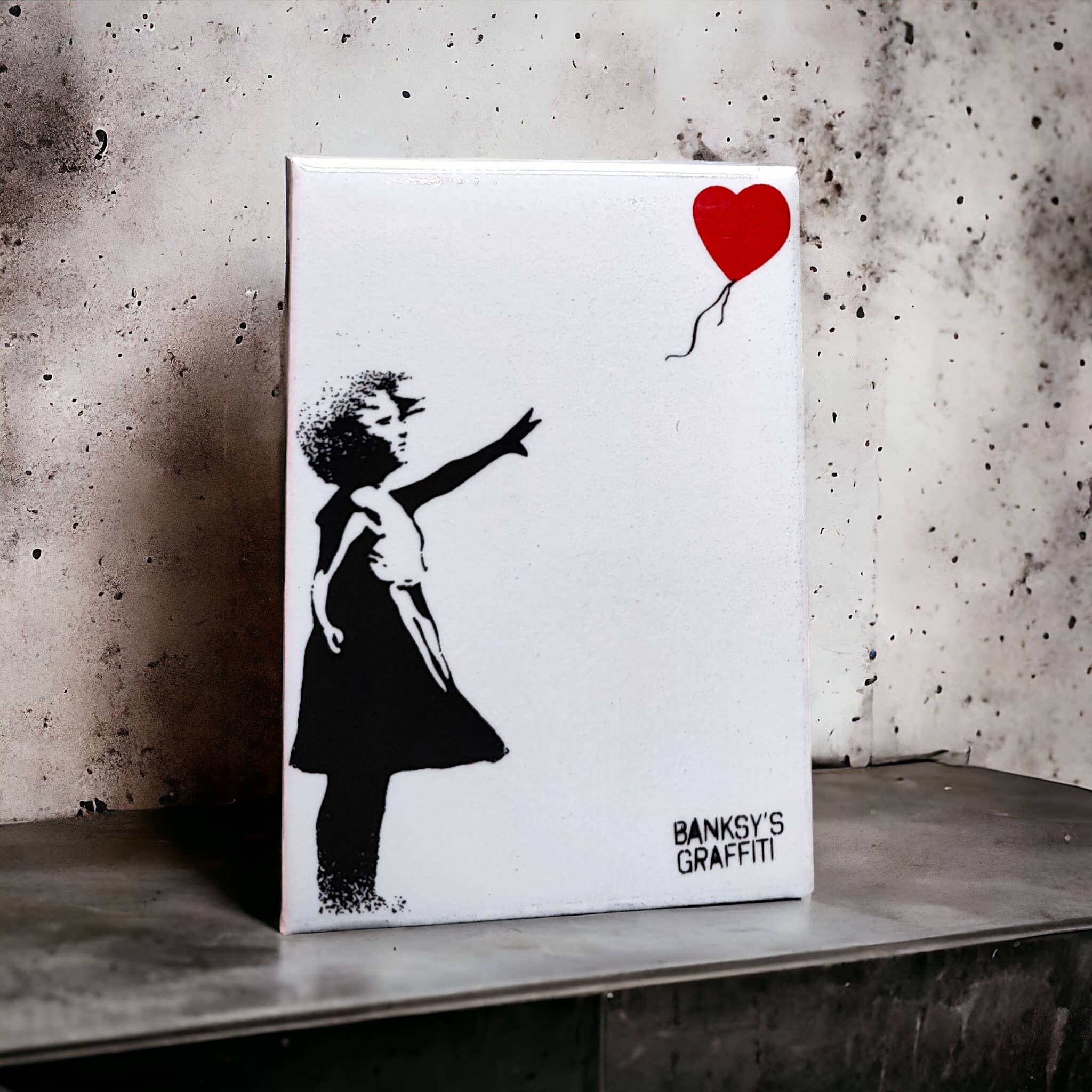 URBAN.ITY SRL - Wholesale Magnet - Banksy's Graffiti Fridge Magnet - Girl With Red Balloon
