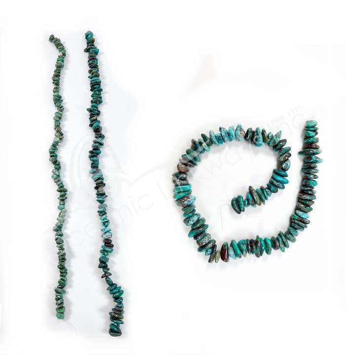 Oceanic Linkways Inc - Wholesale Beads - (STRAND)BEADS STRAND - CHRYSOCOLLA, DYED 10-20 MM0