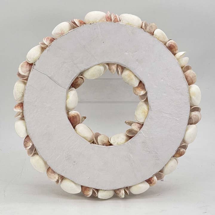 Galt International Company - Wholesale Wreath - Coastal Seashell Wreath - 17"3