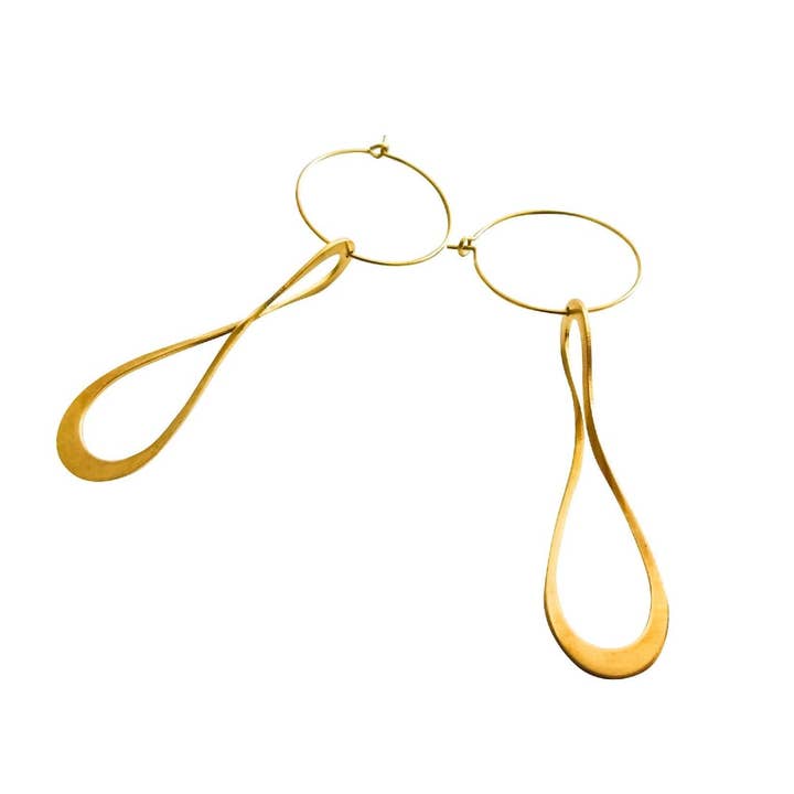 Verdrehte Hoops für den Großhandel von Ohemaa Jewellery